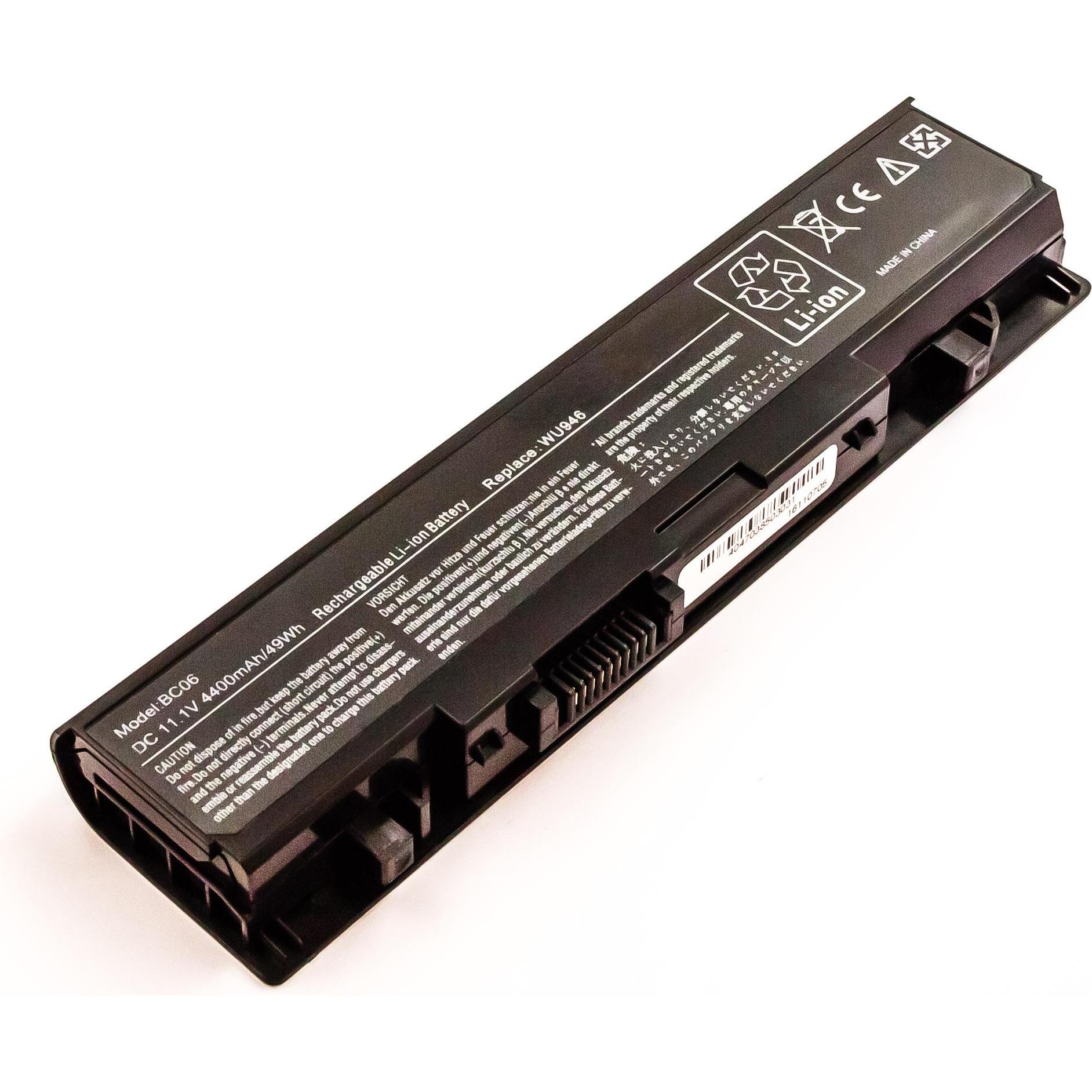 AGI 44231 - Akku - Akku 4.400 mAh 11,1 V (1 Zellen, 4400 mAh), Notebook Akku, Schwarz
