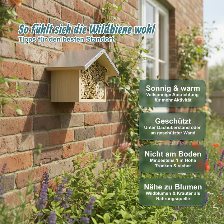 Actual product image Relaxdays bee box (Wild bees)