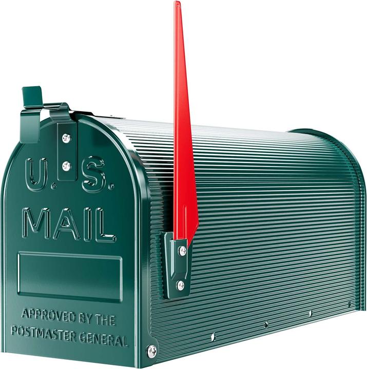 Actual product image Wiltec US Mailbox American Design Letterbox Postbox Letter Mail Post Box