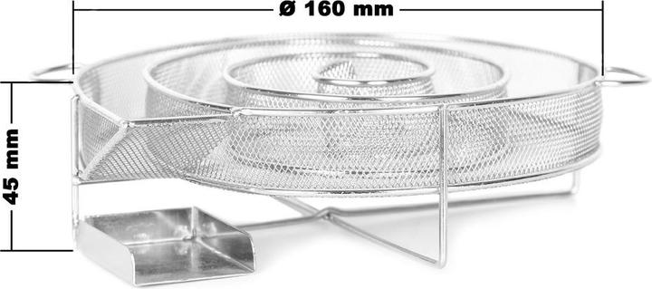 Produktbild Wiltec BBQ Räucherschnecke Kaltraucherzeuger Kalträuchern 16x4,5cm Sparbrand