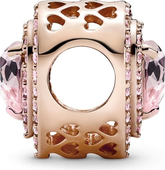 Immagine prodotto Pandora Charms/Beads a forma di cuore di rosa (Metallo, placcato oro rosa)
