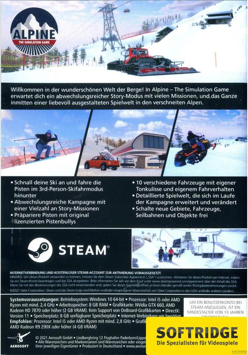 Image du produit Aerosoft Alpine - Le jeu de simulation (PC, DE)