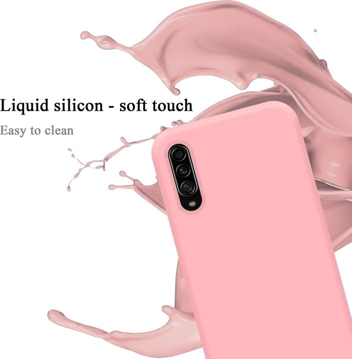 Actual product image Cadorabo TPU Liquid Silicone Case Cover for Samsung Galaxy A90 5G (Samsung Galaxy A90 5G)