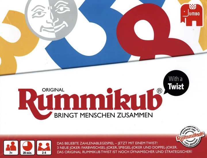 Actual product image Jumbo Original Rummikub Twist (German)