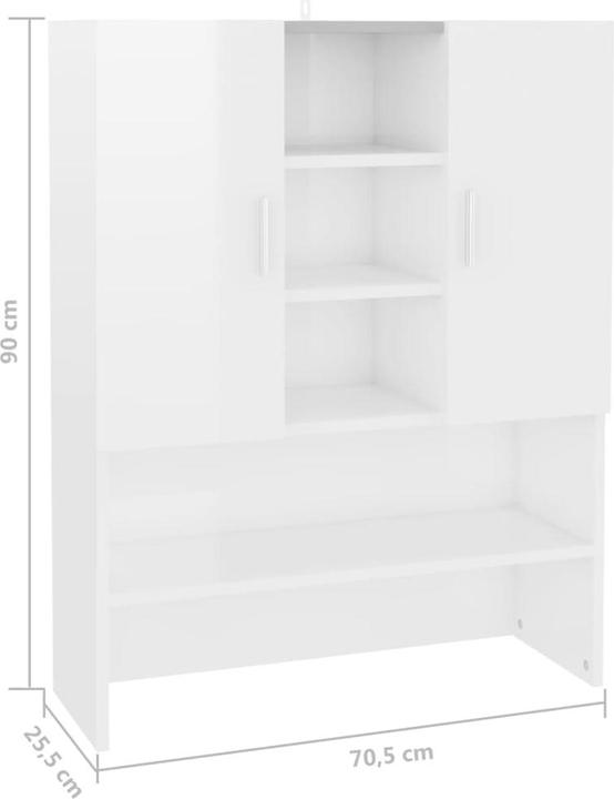 Actual product image vidaXL Waschmaschinenschrank
