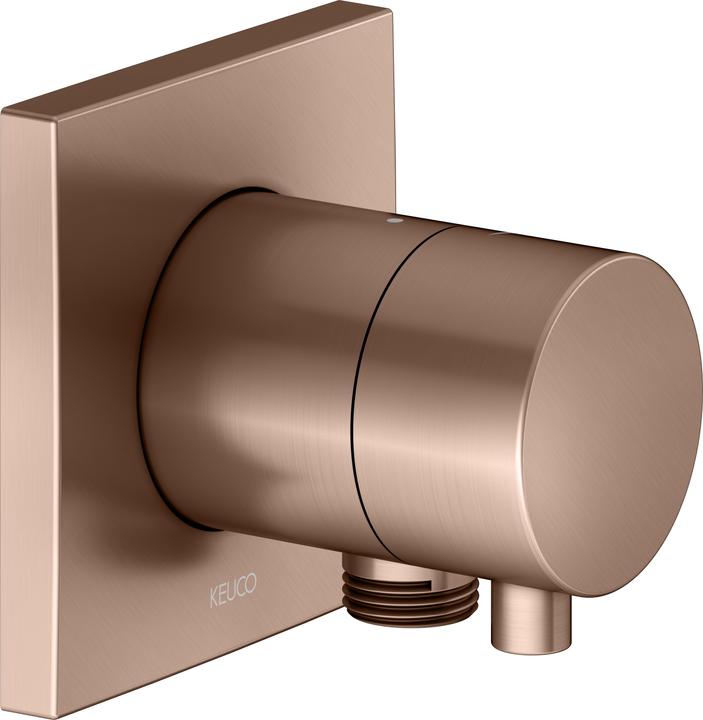 Brushed rose gold
