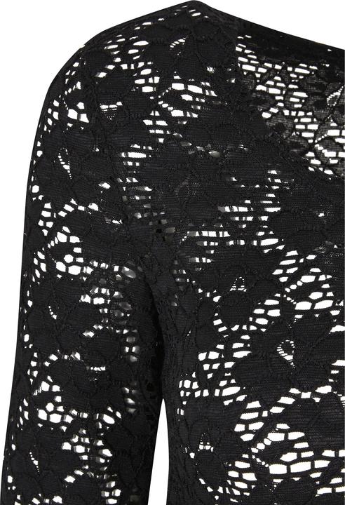 Immagine prodotto Urban Classics Camicia da donna in pizzo a maniche lunghe (M)