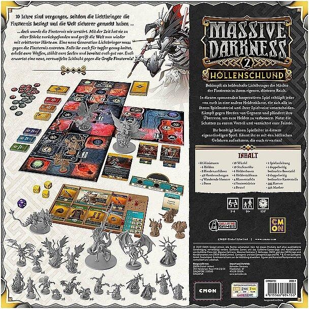 Productafbeelding Cmon CMND0151 - Massive Darkness 2: Hellmouth, voor 1-6 spelers, vanaf 14 jaar (DE editie) (Duits)