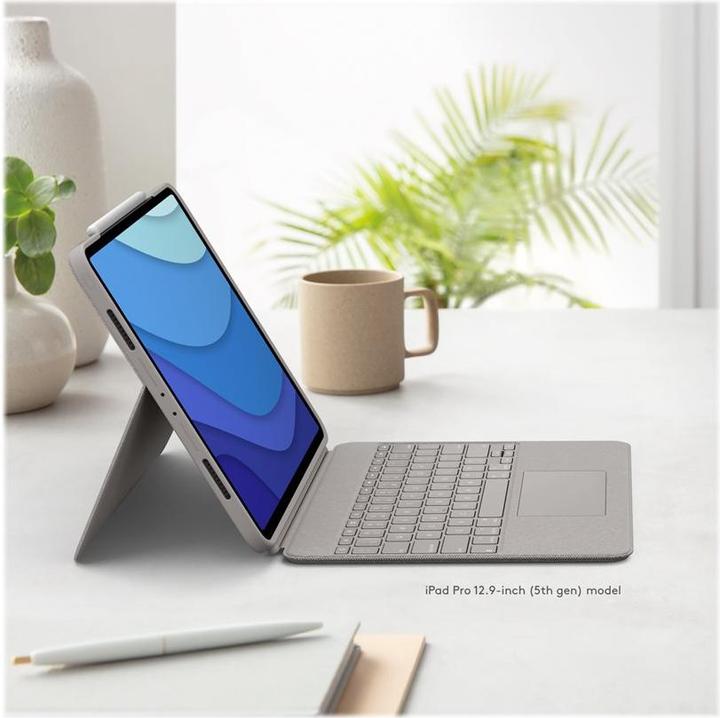 Actual product image Logitech Combo Touch (Eng. Int., iPad Pro 12.9 2022 (6th Gen), iPad Pro 12.9 2021 (5th Gen))