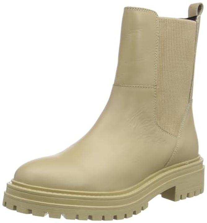 Geox Girls Iridea Ankle Boots with Zipper and Block Heel (39)