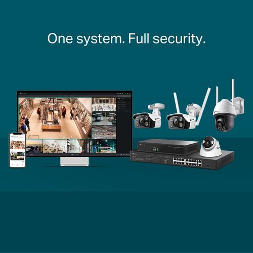 Actual product image TP-Link 4MP Full-Colour Turret Network CameraSPEC (2560 x 1440 Pixels)