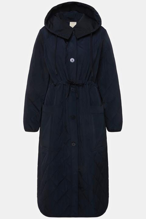 Actual product image Ulla Popken Quilted Drawstring Coat