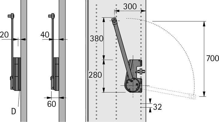 Productafbeelding Hettich Kleiderlifte Duo Lift 15 (1 Pcs.)