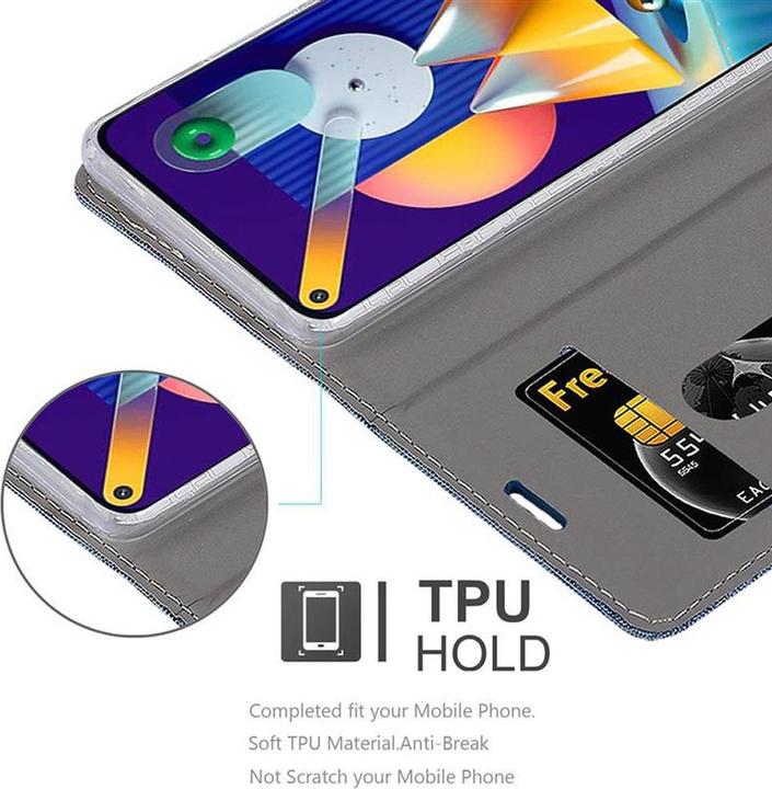 Image du produit Cadorabo Couverture look jeans Book (Samsung Galaxy A11, Samsung Galaxy M11)