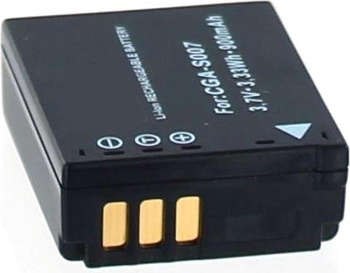 Actual product image AGI LUMIX DMC-TZ4 Lithium-Ion 800mAh 3.7V Rechargeable Battery (Camera battery)