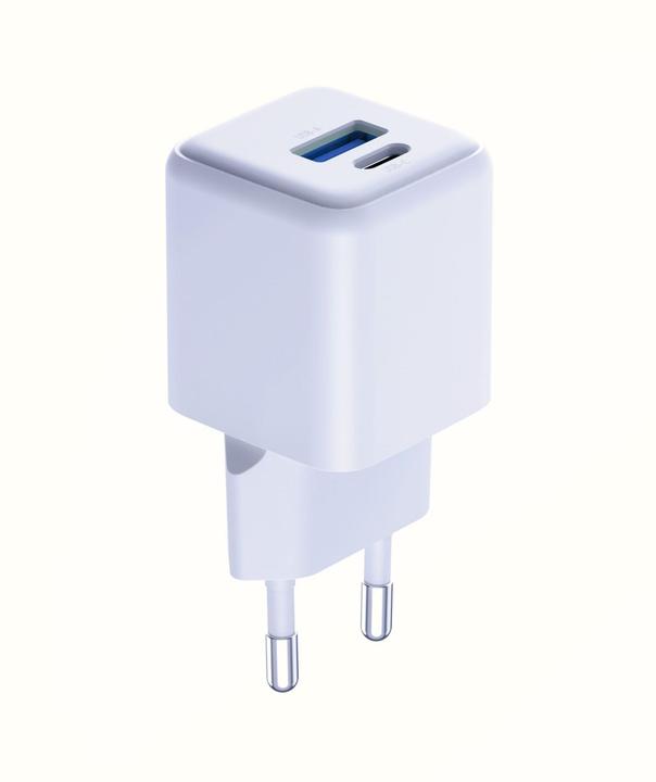 Productafbeelding 3MK Ładowarka sieciowa Hyper GaN Charger 20W 1xUSB-A 1XUSB-C PD QC4+ biały (20 W)
