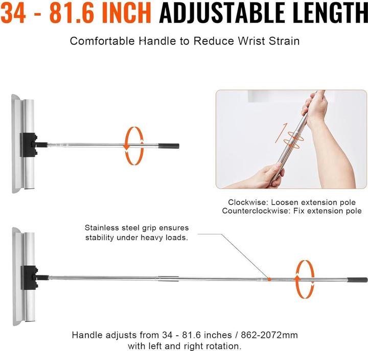 Actual product image Vevor Skimming Blade Set