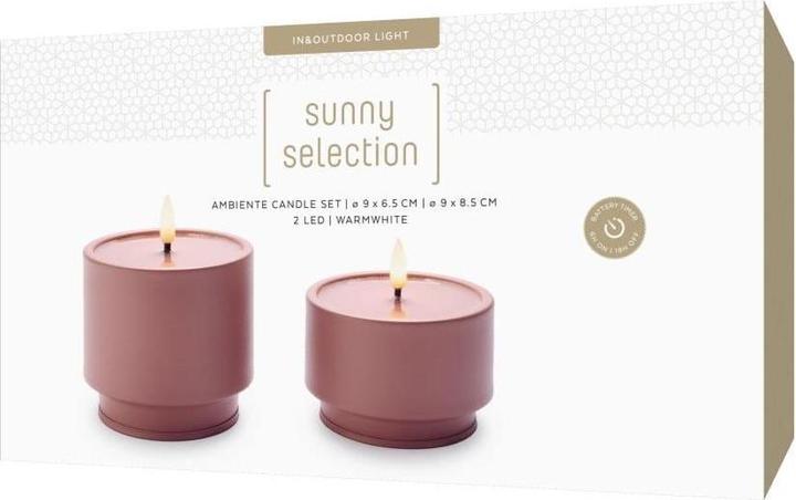 Image du produit STT Ambiente Candle Set mauve (2 x)