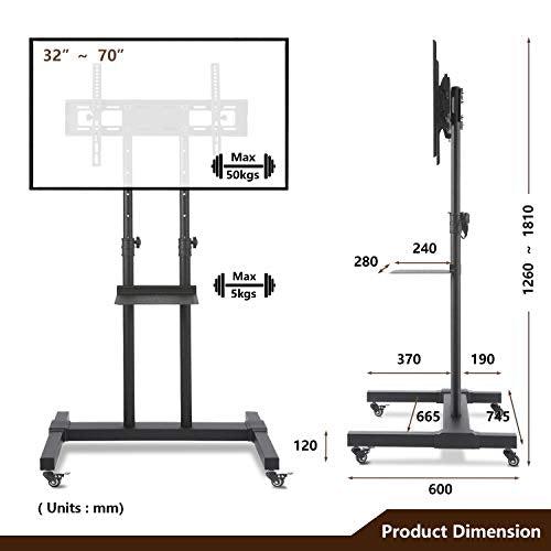 Actual product image River Systems Universal TV Stand (75", 50 kg)