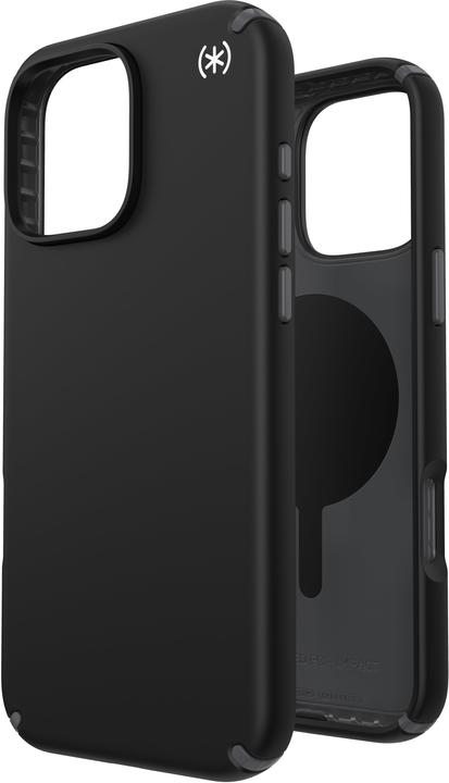 Actual product image speck Presidio2 Pro + MS Apple iPhone 16 Pro Max Black - with Microban (Apple iPhone 16 Pro Max)