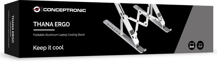 Image du produit Conceptronic Support de refroidissement 15.6"/Ergo.réglable sur 7 niveaux