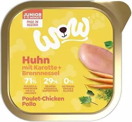 Produktbild WOW Junior, Huhn mit Karotten (Junior, 1 Stk., 150 g)