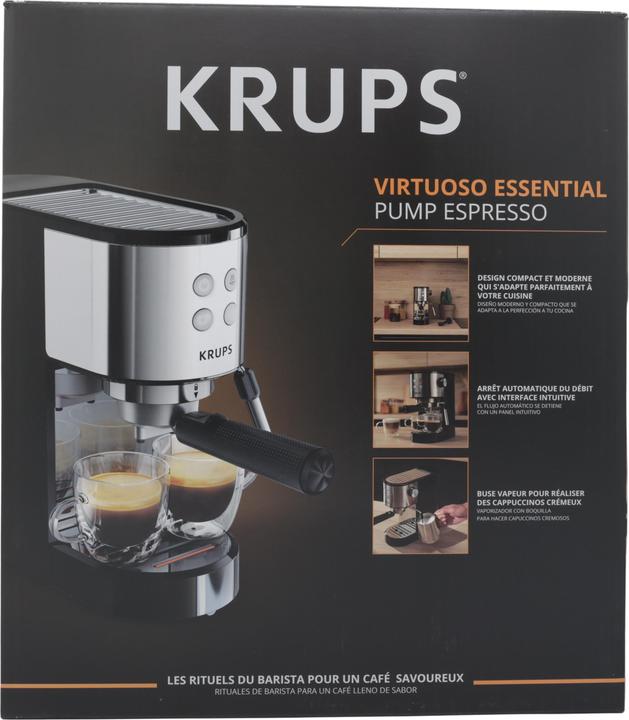 Produktbild Krups XP4418 Virtuoso Essential Espresso Siebträger, Kaffeemaschine
