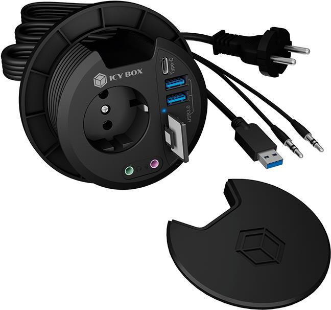 Produktbild Icy Box IB-HUB1430-CR (USB-C, 3 Ports)