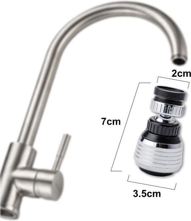 Immagine prodotto Hermex Attacco per rubinetto Testa del rubinetto Spruzzatore per cucina Spruzzatore per rubinetto