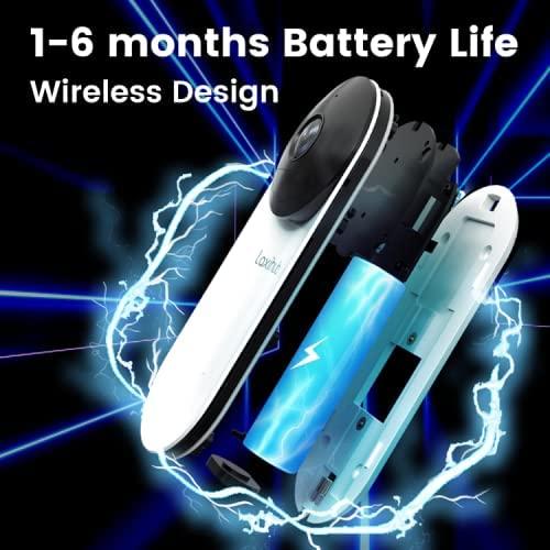 Image du produit Laxihub BellCam-32 Rechargable Battery 5G Wi-Fi 1080P Video Doorbell & 32 GB SD Card