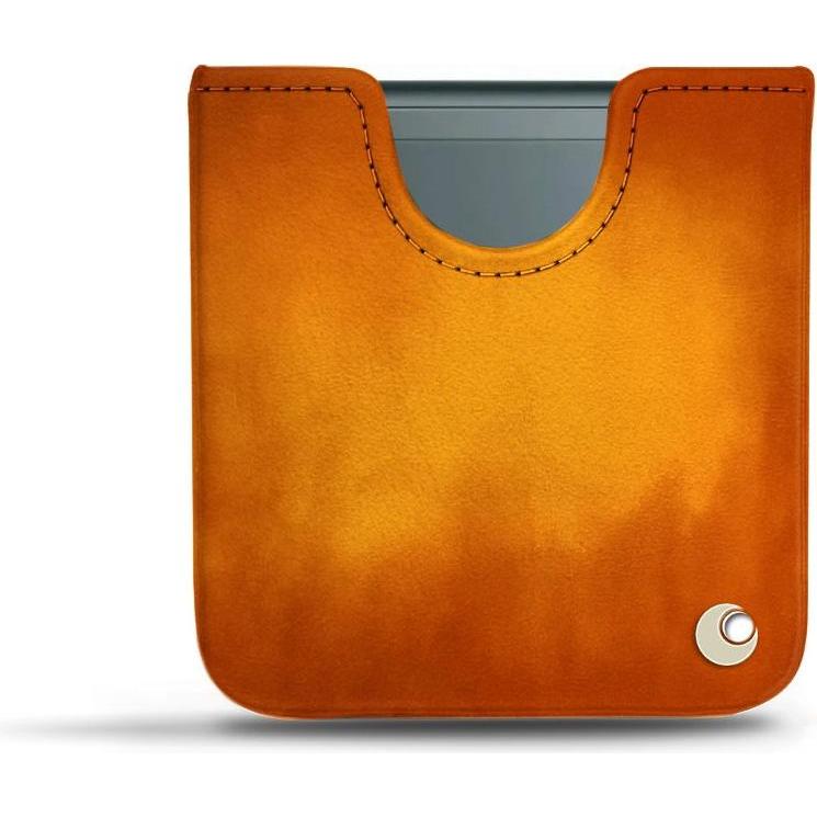 Noreve Lederschutzhülle Samsung Galaxy Z Flip3 (Samsung Galaxy Z Flip3), Smartphone Hülle, Orange