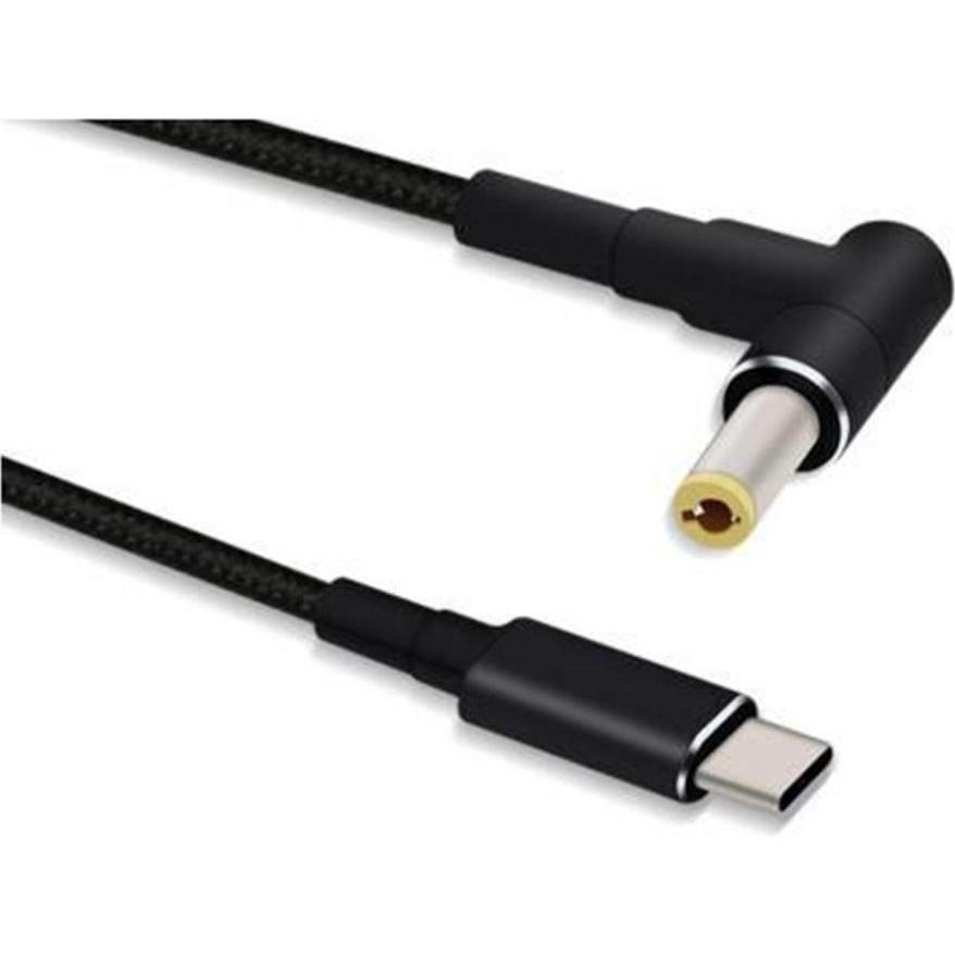 MicroConnect USB-C to DC 5,5*2,5mm 9V /, Notebook Netzteil, Schwarz