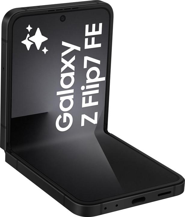 Produktbild Samsung Galaxy Z Flip7 FE (128 GB, Black, 6.70", SIM + eSIM, 5G)