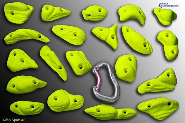 Actual product image Move It Climbingholds Alien XS Spax climbing holds set (Grey)