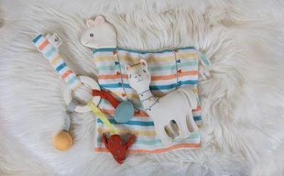 Actual product image Tikiri Rattle llama Lilith