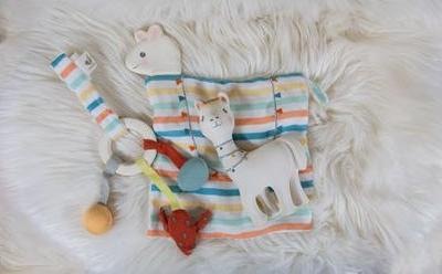 Actual product image Tikiri Rattle llama Lilith