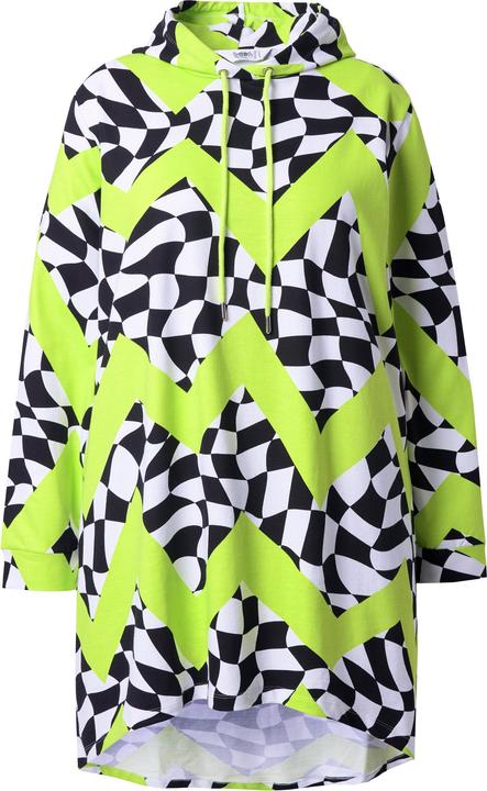 Immagine prodotto Angel of Style Maglia dal taglio oversize con scacchi e cappuccio (50, 52)