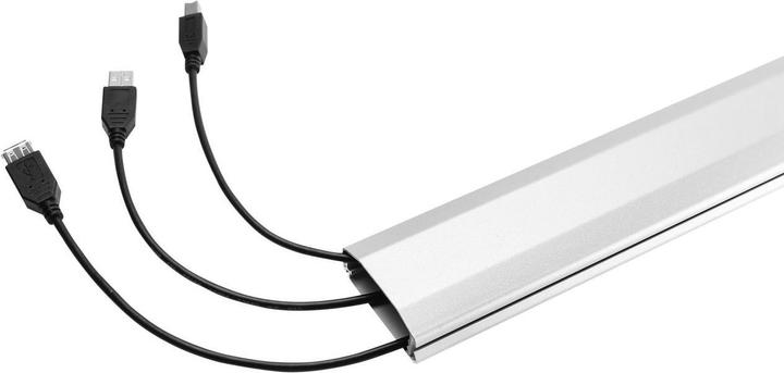 Productafbeelding Vivolink Aluminium Kabelhoes Zilver (Kabelkanaal, 110 cm)