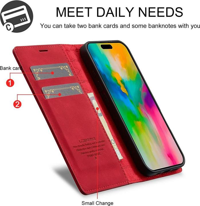 Produktbild Ueli Express Wallet Buch Etui Tasche mit Kartenfach (Apple iPhone 17)