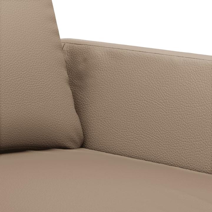 Immagine prodotto vidaXL Set divano 4 pezzi con cuscini cappuccino-marrone (2 posti, 3 posti)