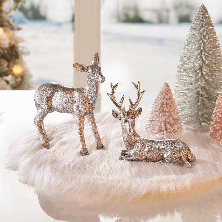 Actual product image Angela Bruderer Dekofigur "Hirsch", 2er-Set