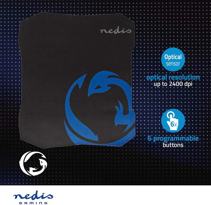 Image du produit Nedis Tapis de souris de jeu M
