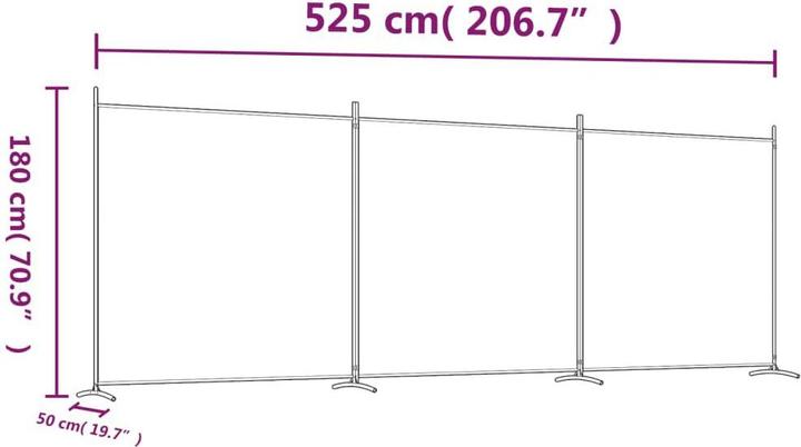 Produktbild vidaXL Raumteiler