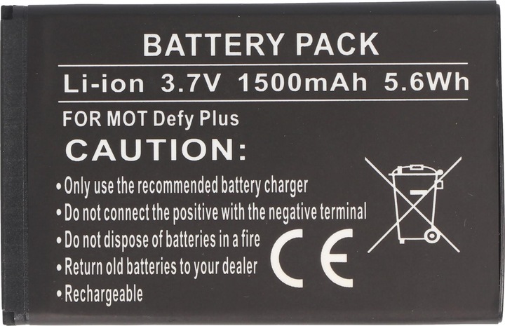 Produktbild AccuCell Akku Motorola Defy Mini Akku HF5X