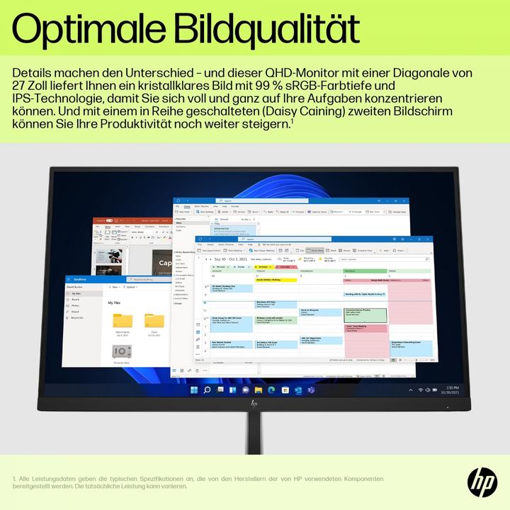 Productafbeelding HP E27u G5 (2560 x 1440 pixels, 27")