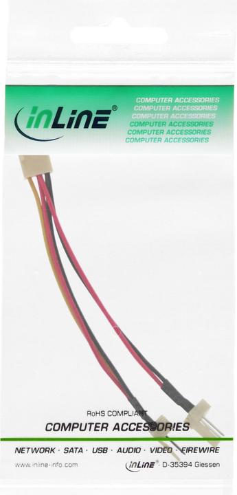 Actual product image EKL Verax Y-cable, 2 fans on one board