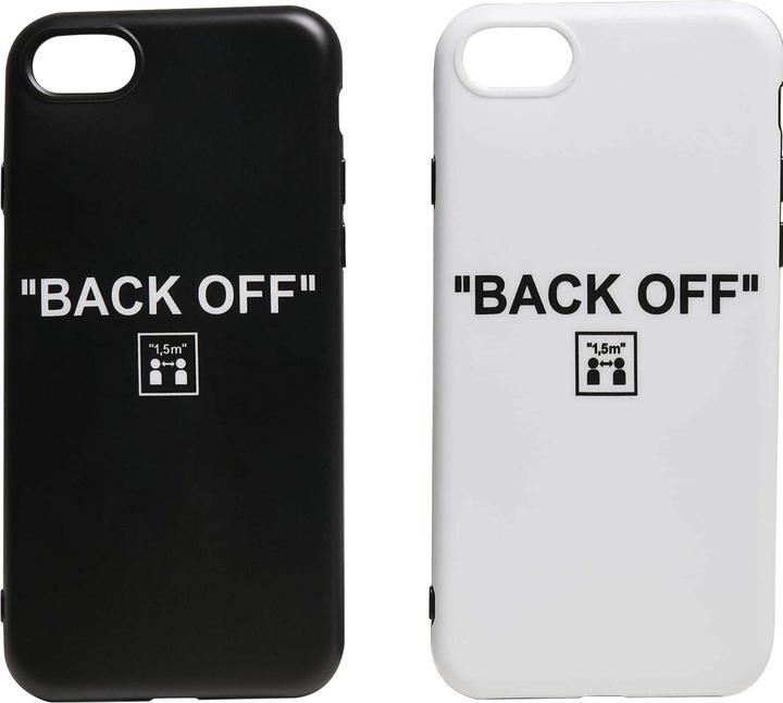 Actual product image Mister Tee Back Off I Phone 6/7/8 Phone Case Set (Apple iPhone 6, Apple iPhone 7, Apple iPhone 8)
