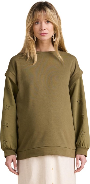 Actual product image Envie de Fraise Umstands-Sweatshirt mit Materialmix (W32/L34)