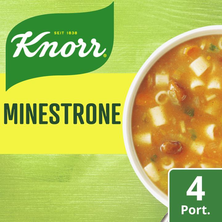 Immagine prodotto Knorr Sacchetto di minestrone, zuppa classica dall'Italia con verdure e fagioli fini, pasto pronto