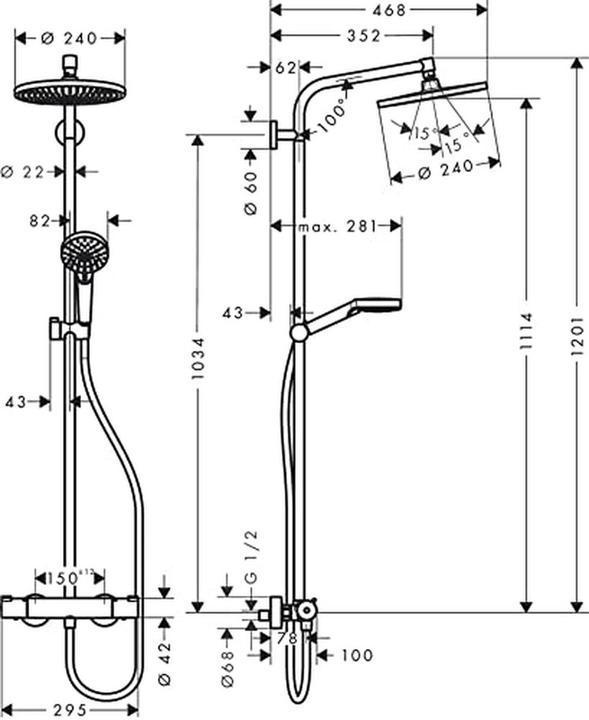 Actual product image hansgrohe Crometta S